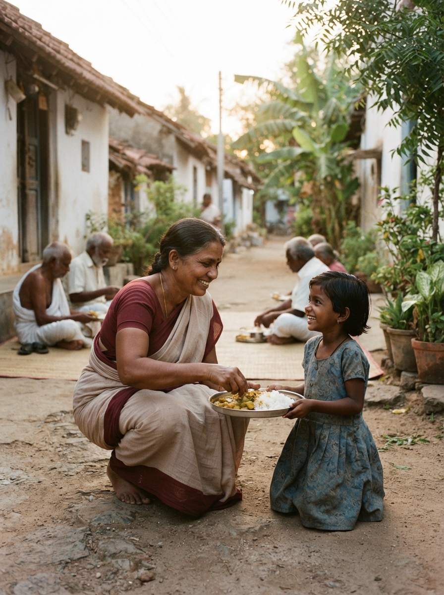Vijayalakshmi Trust volunteers at work in the community